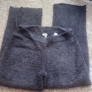 Aerie Plush Black Lounge Pants